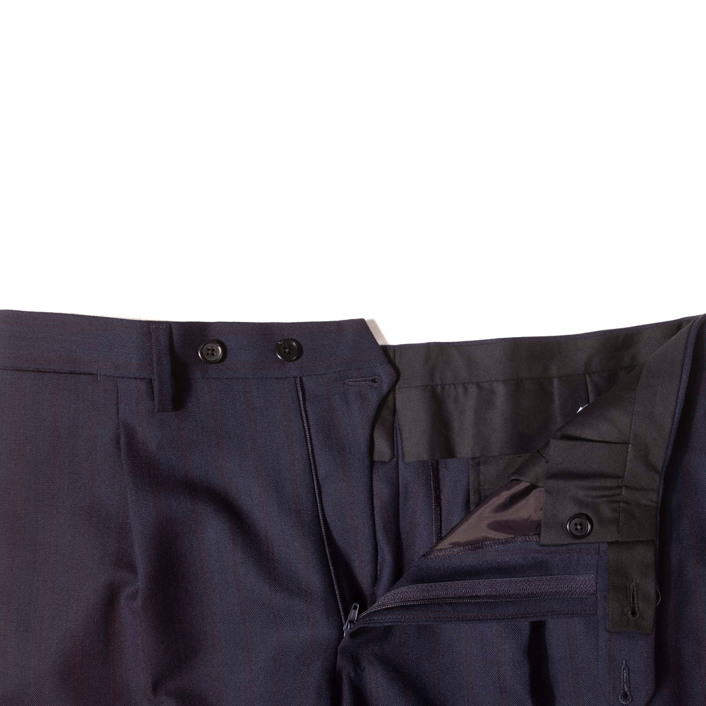 Neapolitan Hand Tailored Navy Suit Sz 58