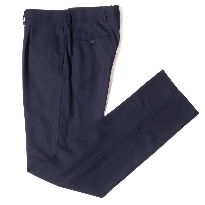 Neapolitan Hand Tailored Navy Suit Sz 58