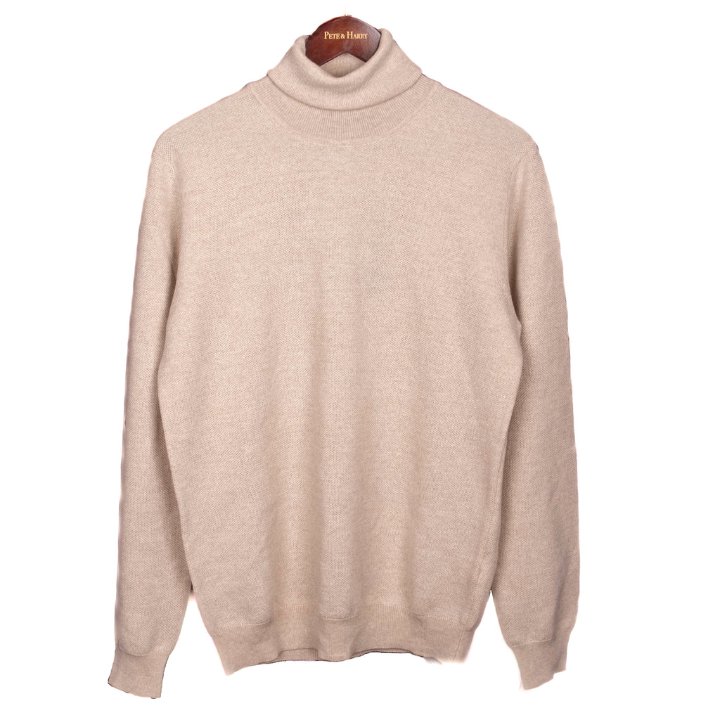 Taupe Turtleneck