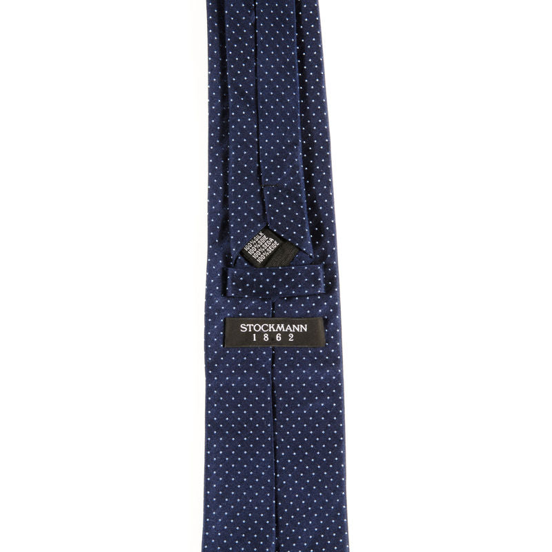 Navy with white dots Tie
