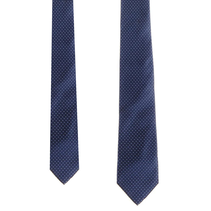 Navy with white dots Tie