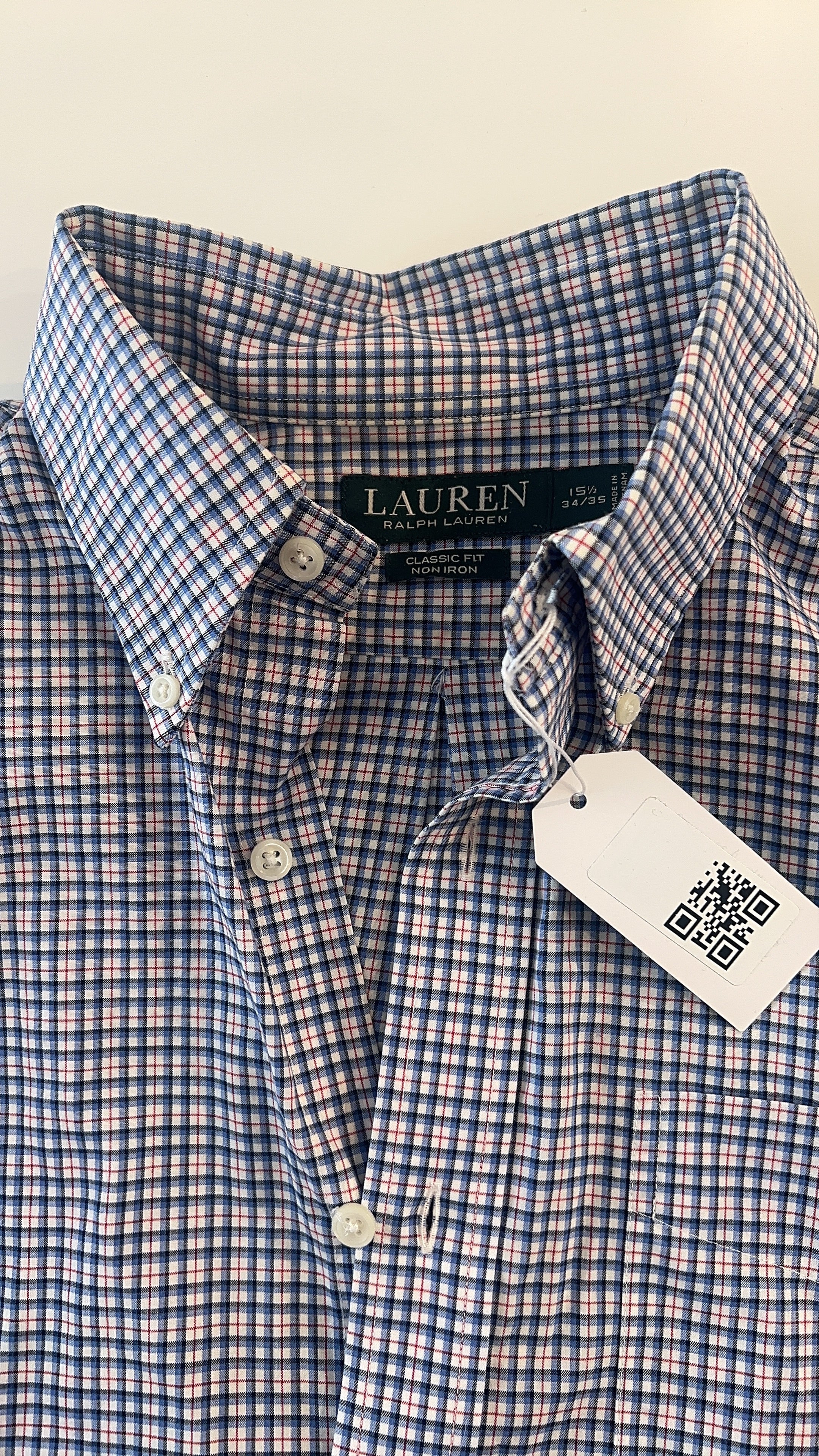 Ralph Lauren Blue and red checked Buttondown Shirt