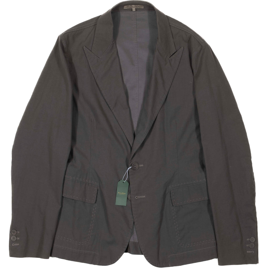 Bottega Veneta Grey Cotton/Wool Sport Coat Sz 50
