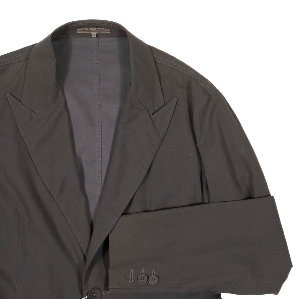 Bottega Veneta Grey Cotton/Wool Sport Coat Sz 50
