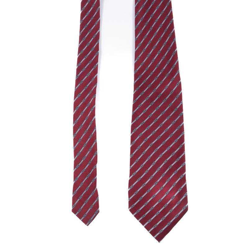 Valentino Red Striped Tie
