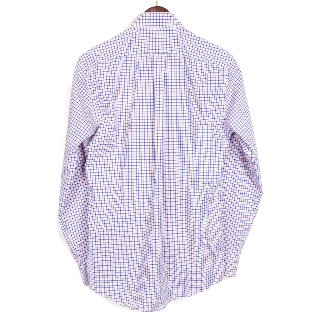 Ralph Lauren White, Pink and Blue Checks Buttondown Shirt