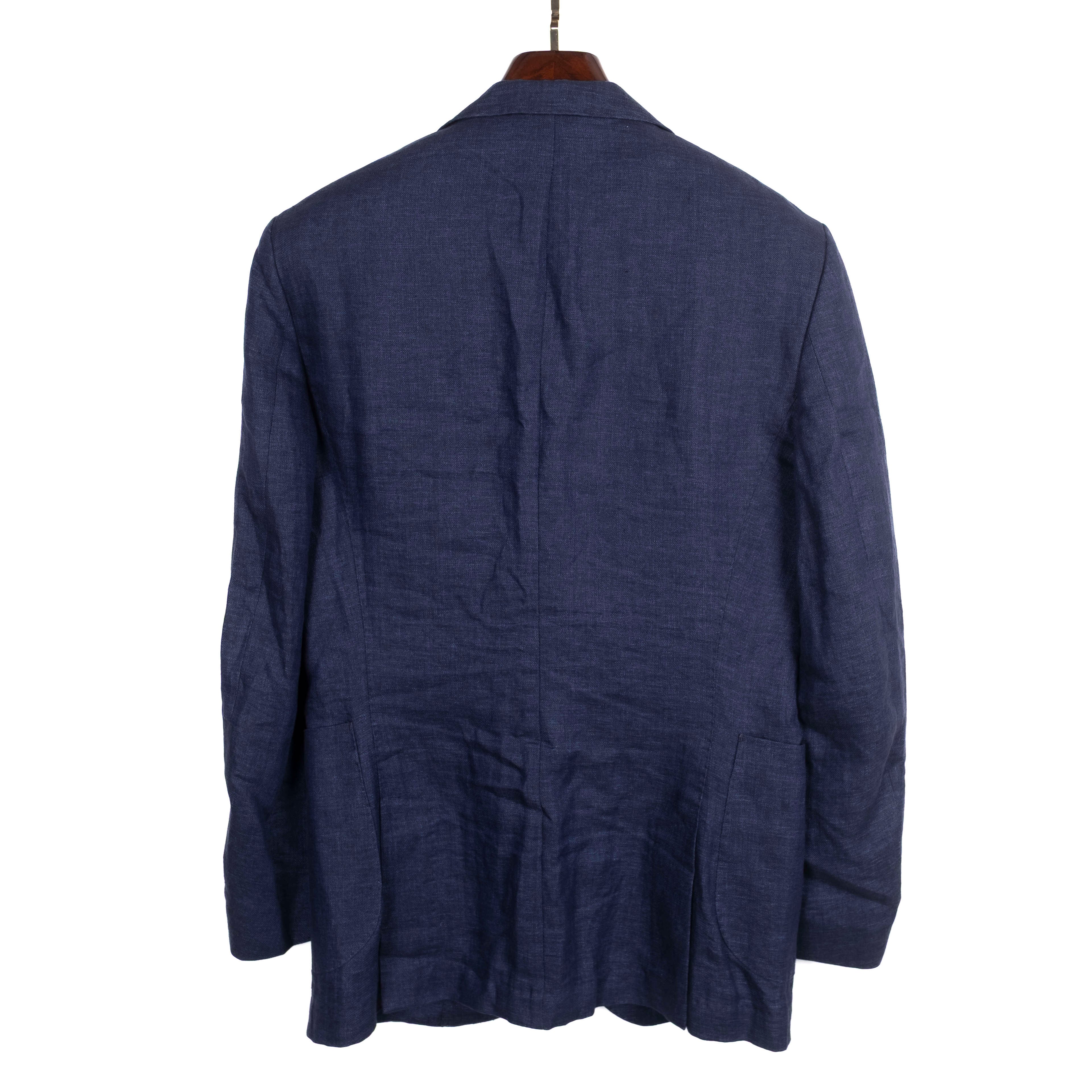 Oscar Jacobson Blue Linen Sport Coat