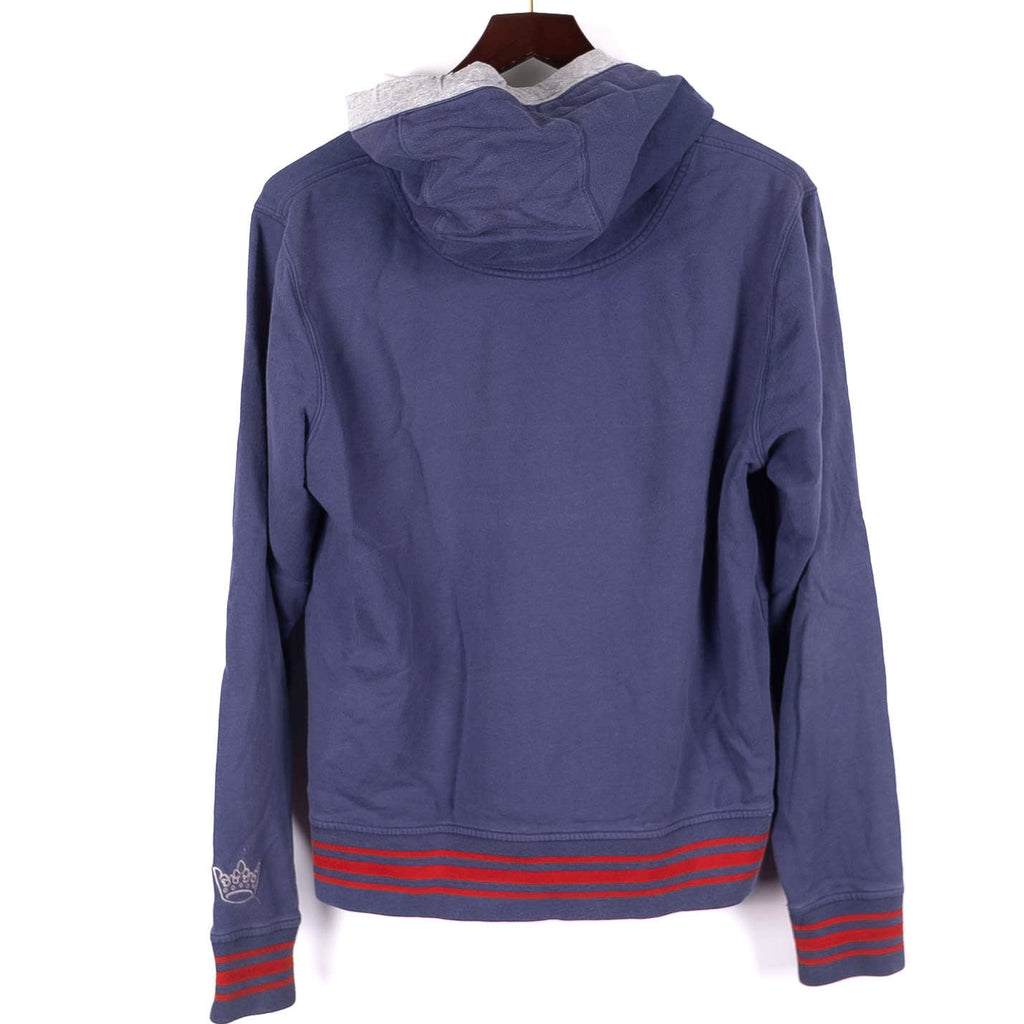 Blue Oxford Crew Hoodie