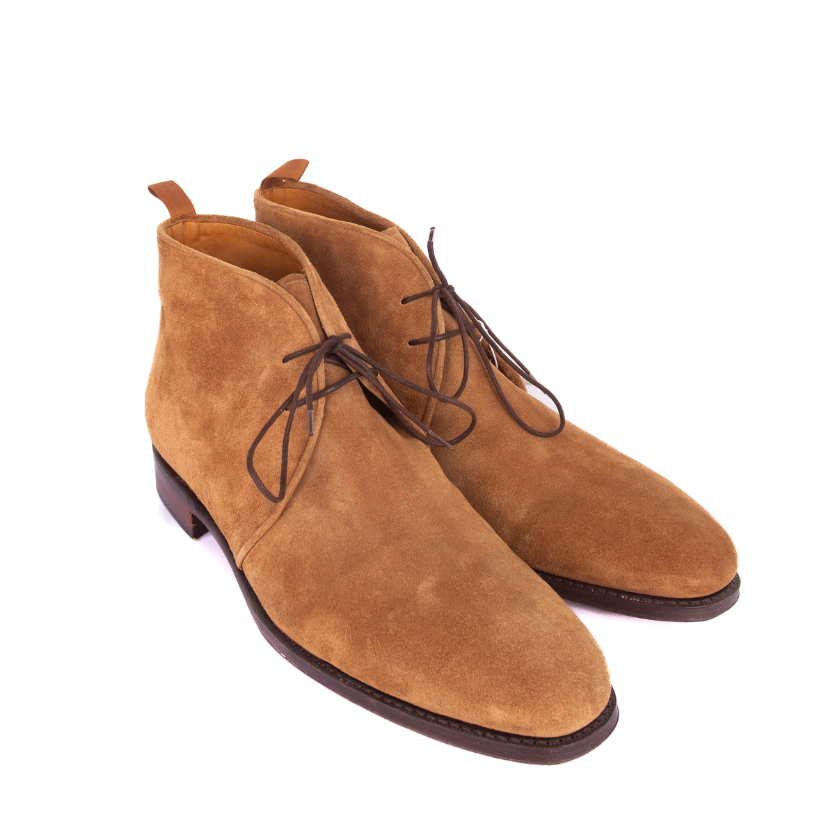 Suede Cognac Chukka Boots