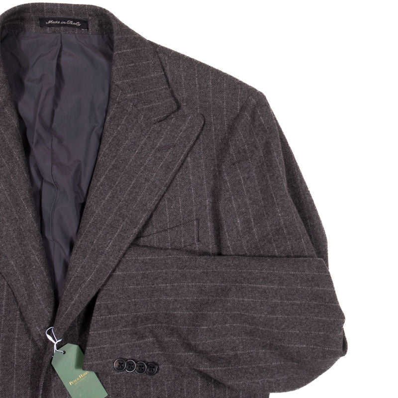 Façonnable Grey Pinstriped Coat