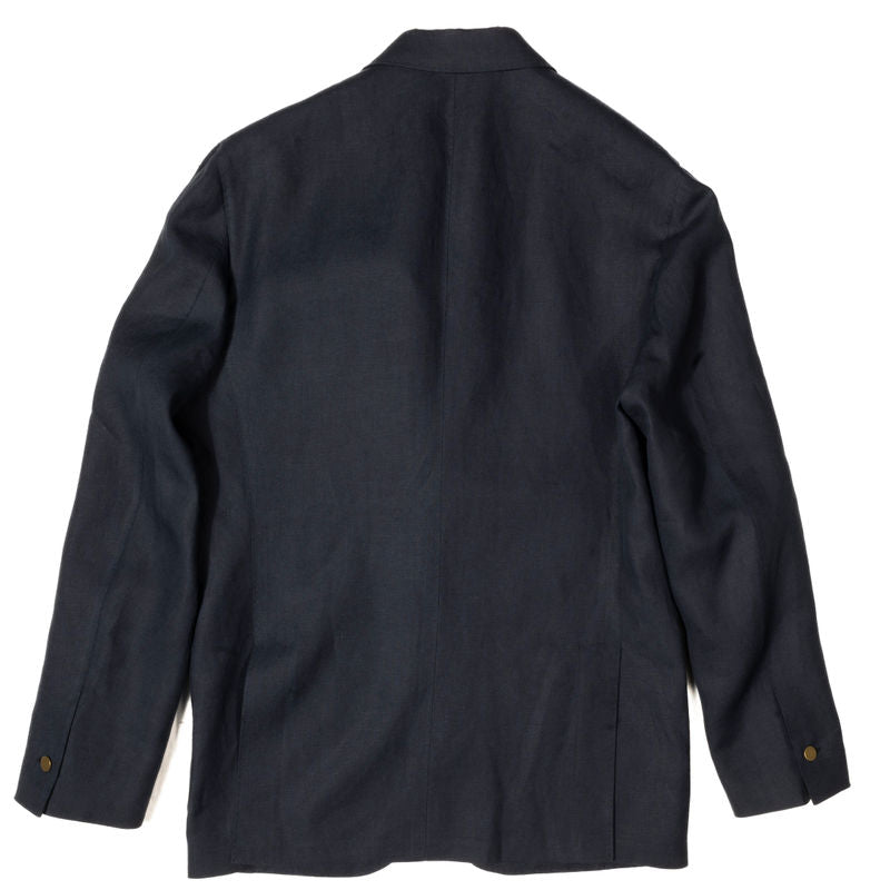 Neapolitan Hand Tailored Navy Club Blazer Sz 50