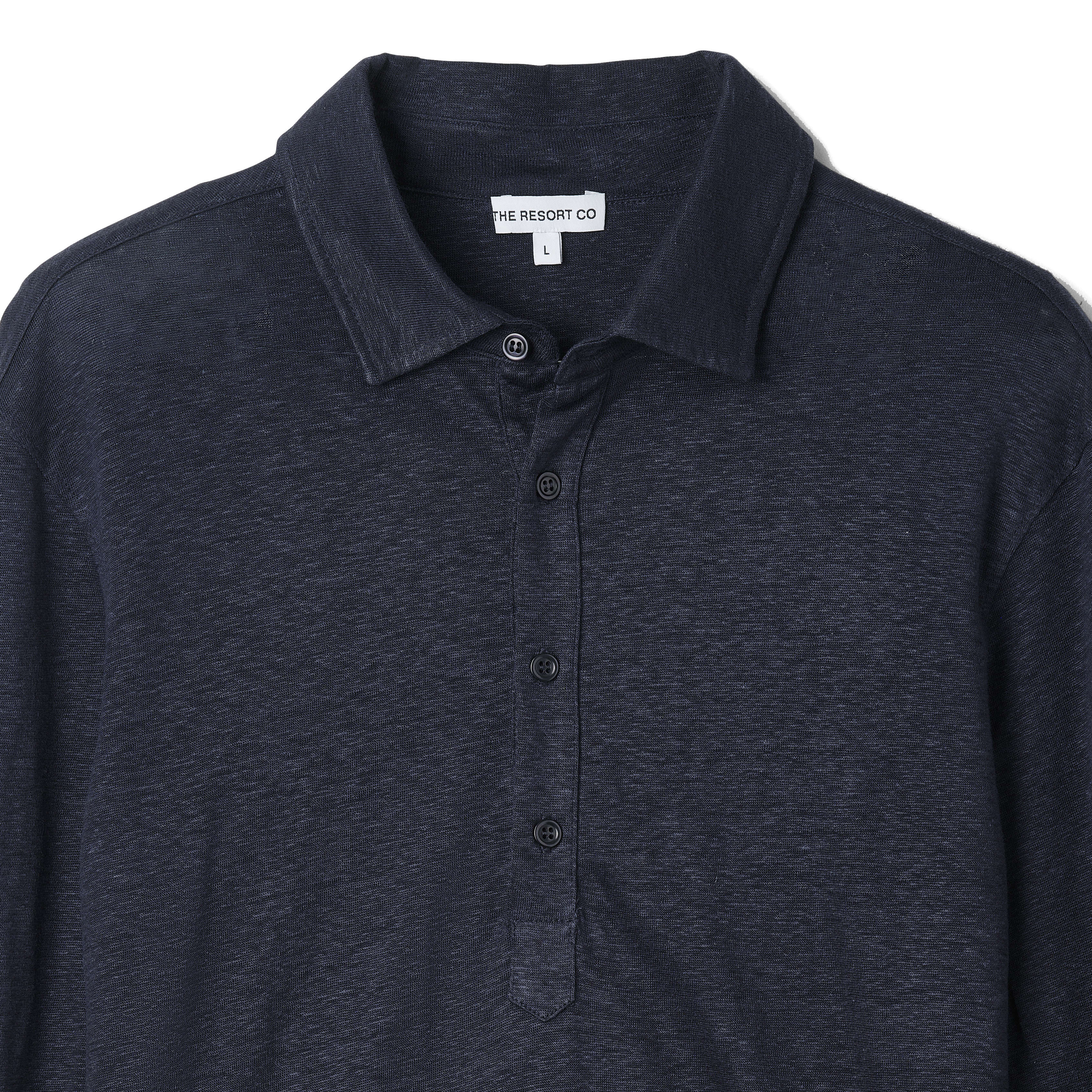 Linen Jersey Popover Navy - Regular Retail Price 1690 Kr