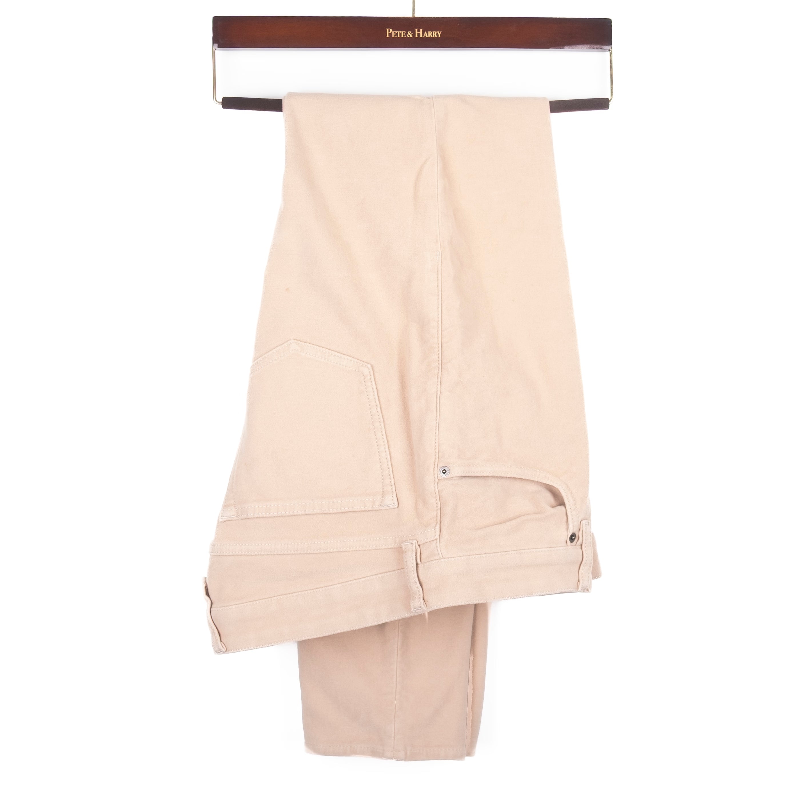 Beige 5 Pocket Casual Trousers