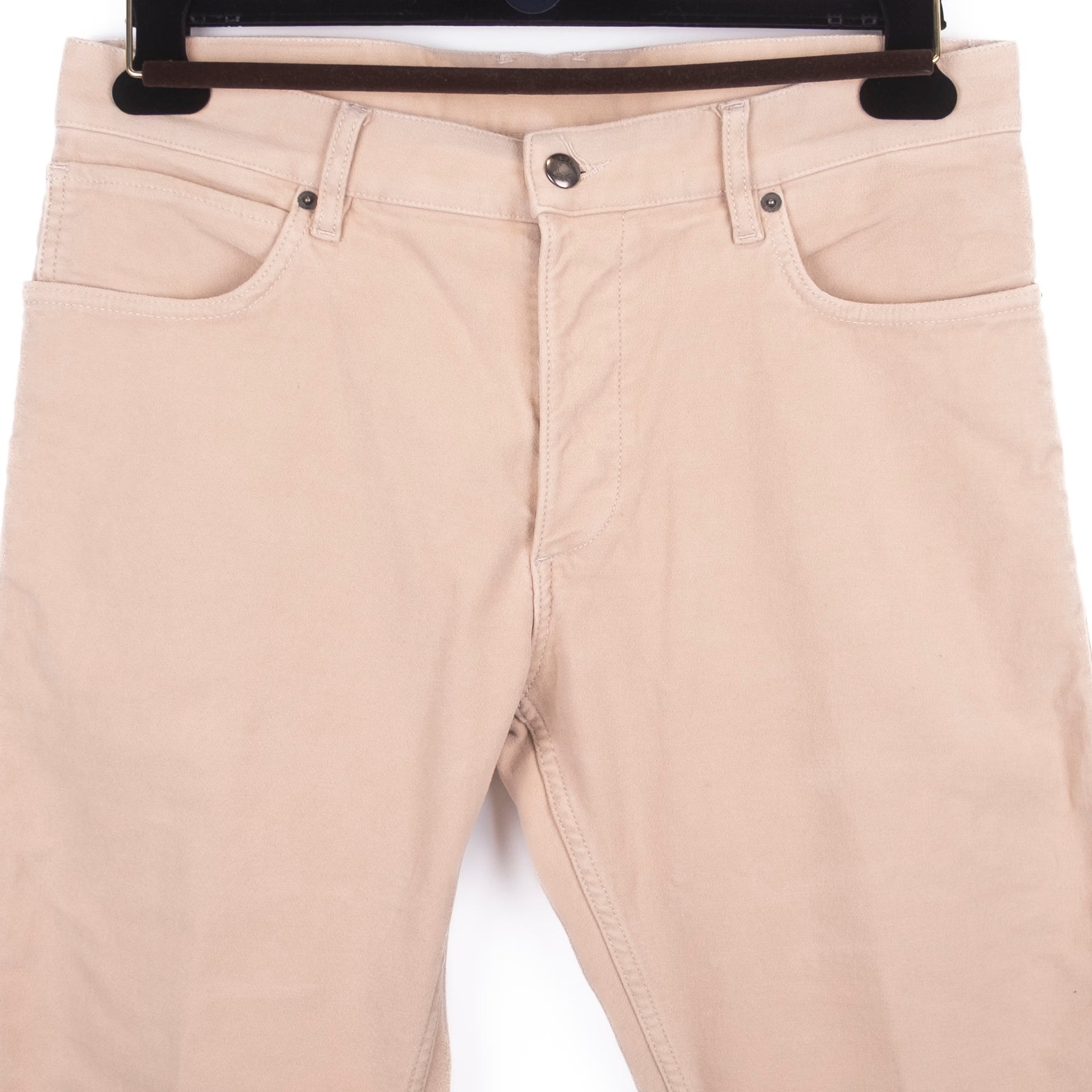 Beige 5 Pocket Casual Trousers