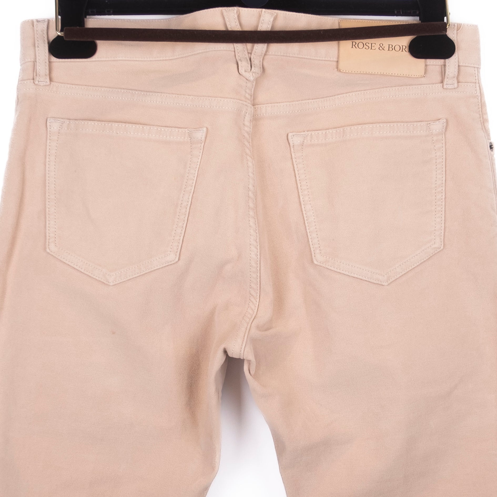 Beige 5 Pocket Casual Trousers