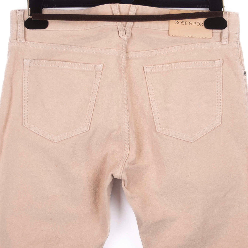 Beige 5 Pocket Casual Trousers