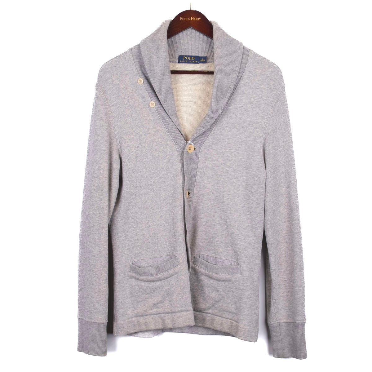 Grey Cotton Cardigan