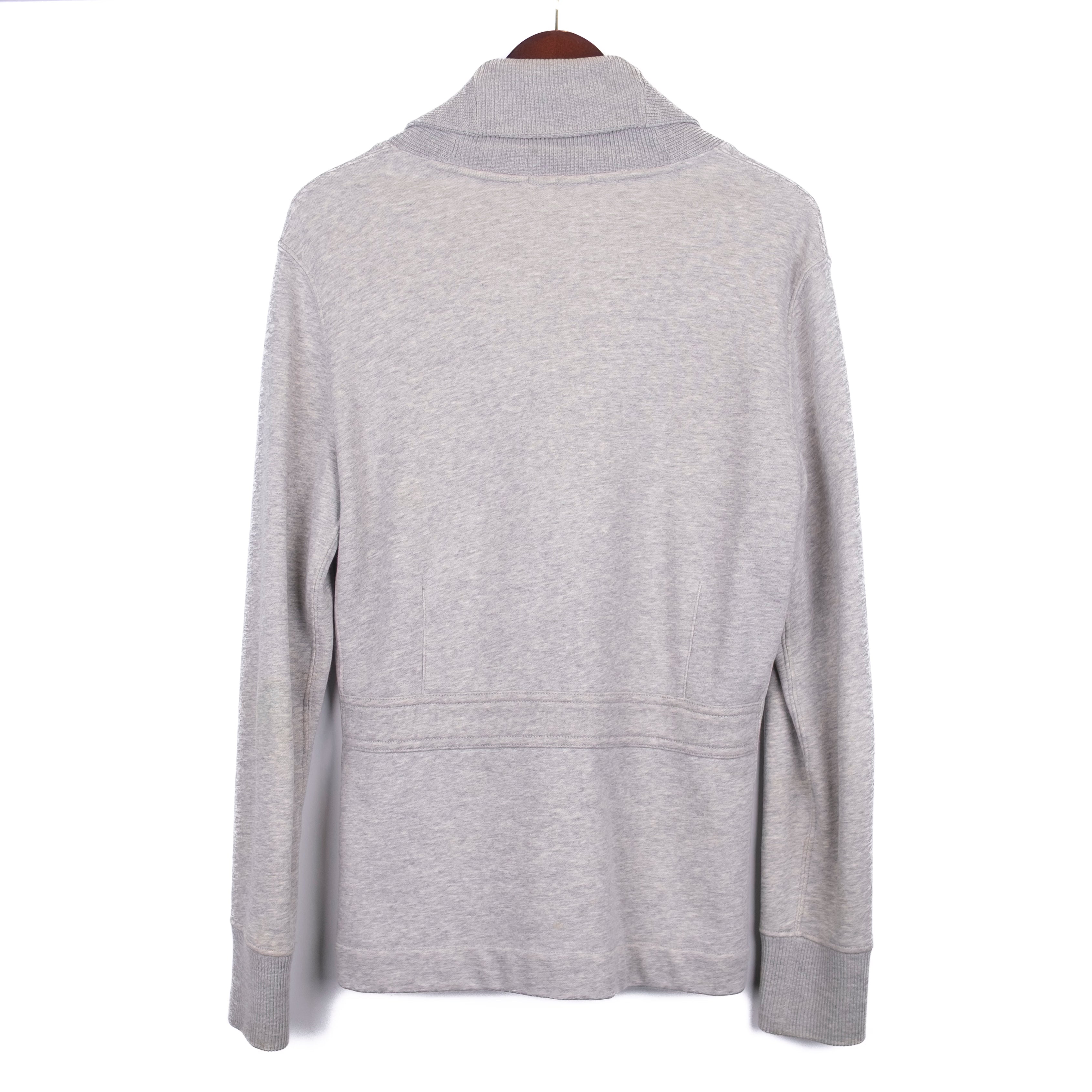 Grey Cotton Cardigan