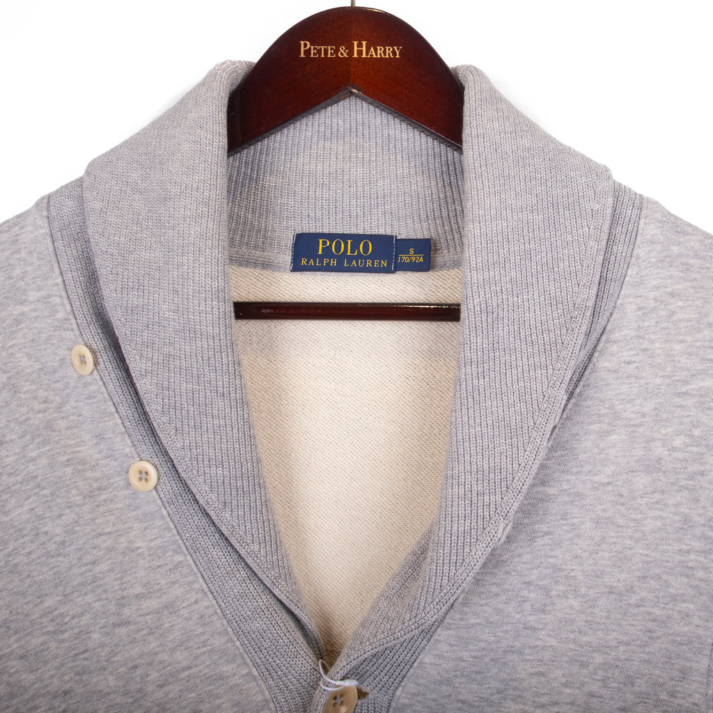 Grey Cotton Cardigan