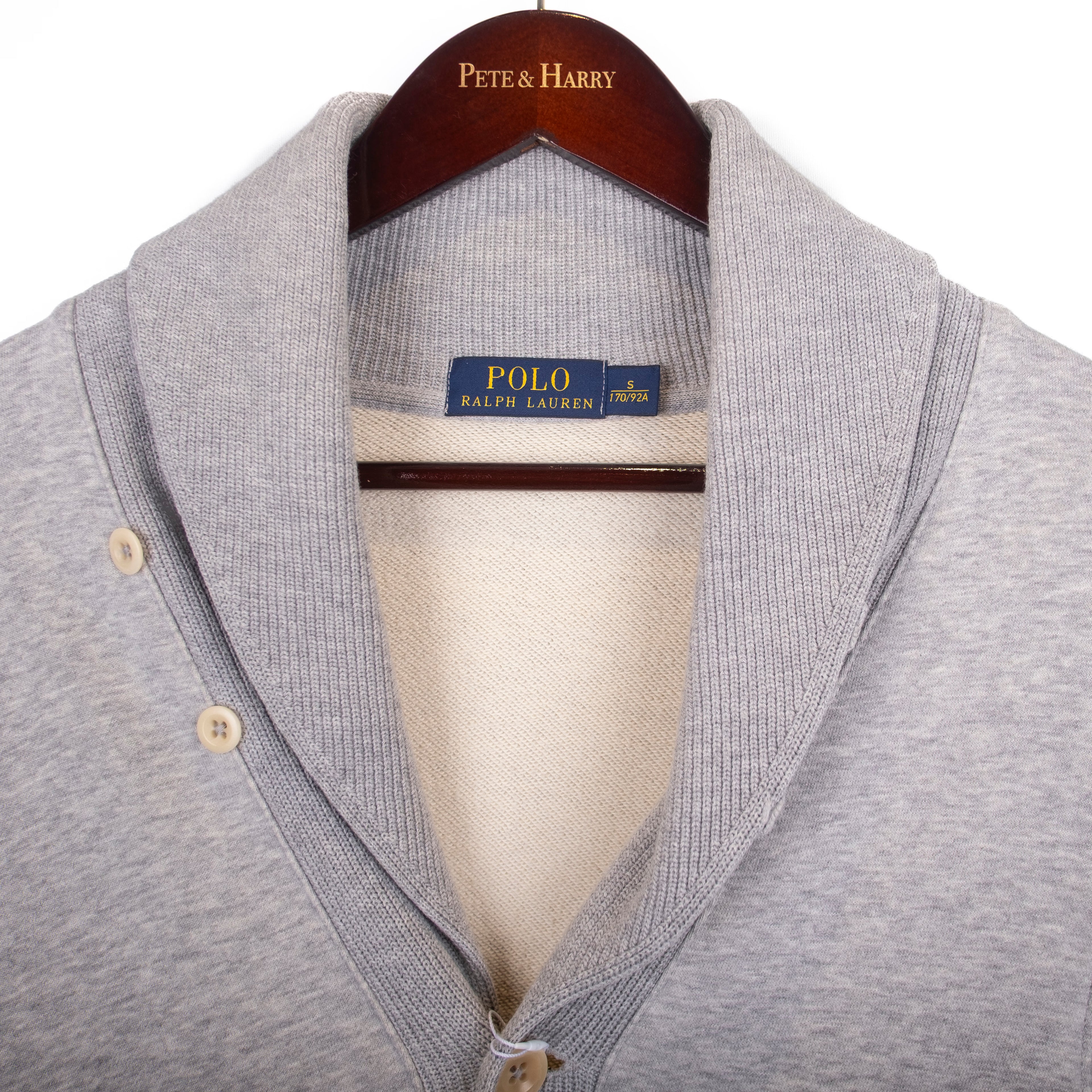 Grey Cotton Cardigan