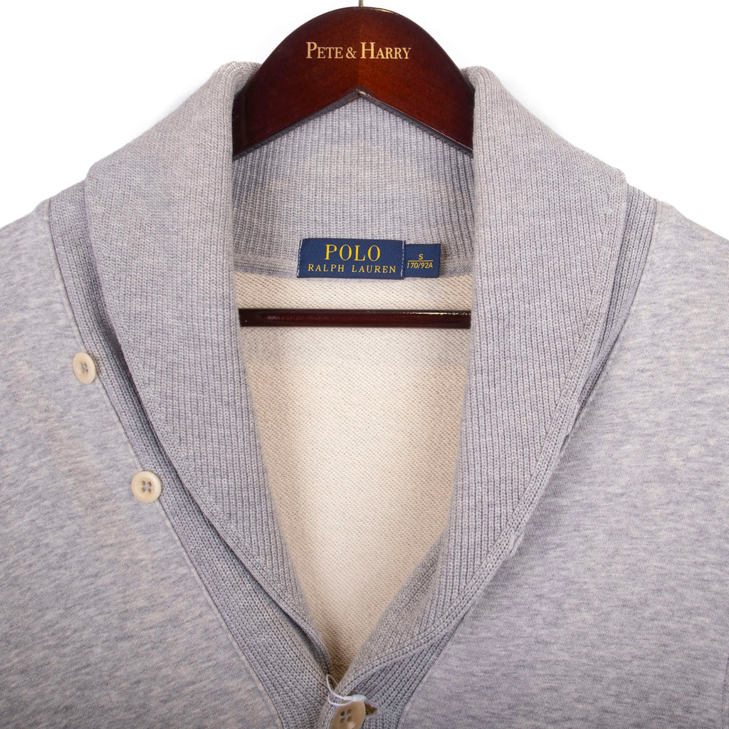 Grey Cotton Cardigan