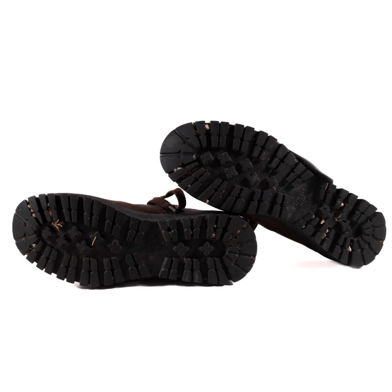 Prada Brown Leather Boots Sz 6 UK