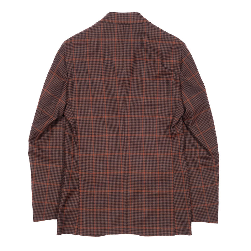 Neapolitan Hand Tailored Brown Wool Sport Coat Sz 48