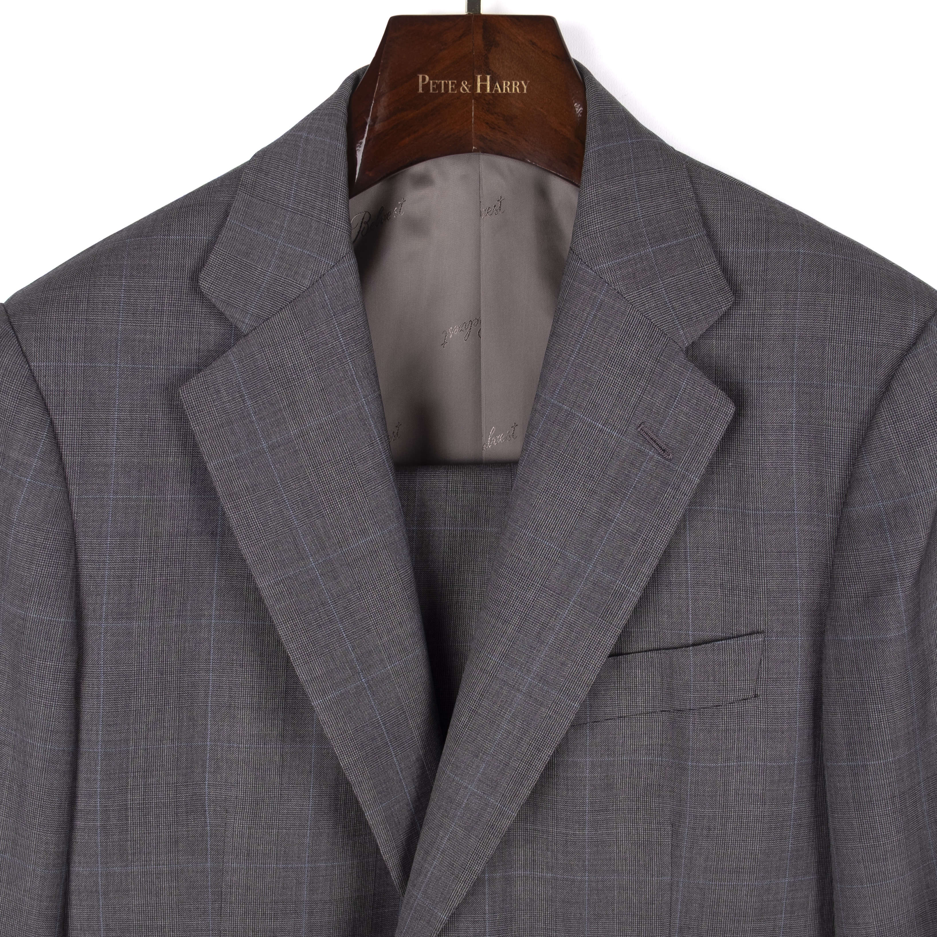 Grey Checked Suit