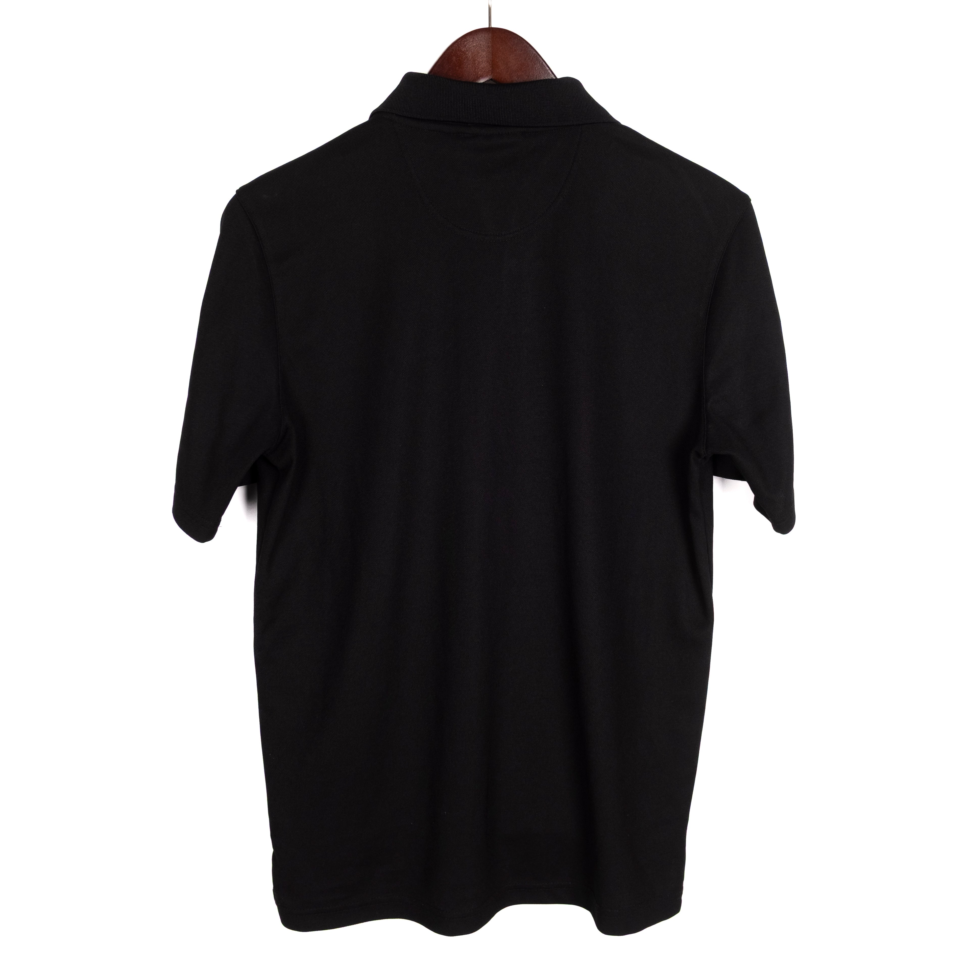 Black Moisture Wicking Polo Shirt