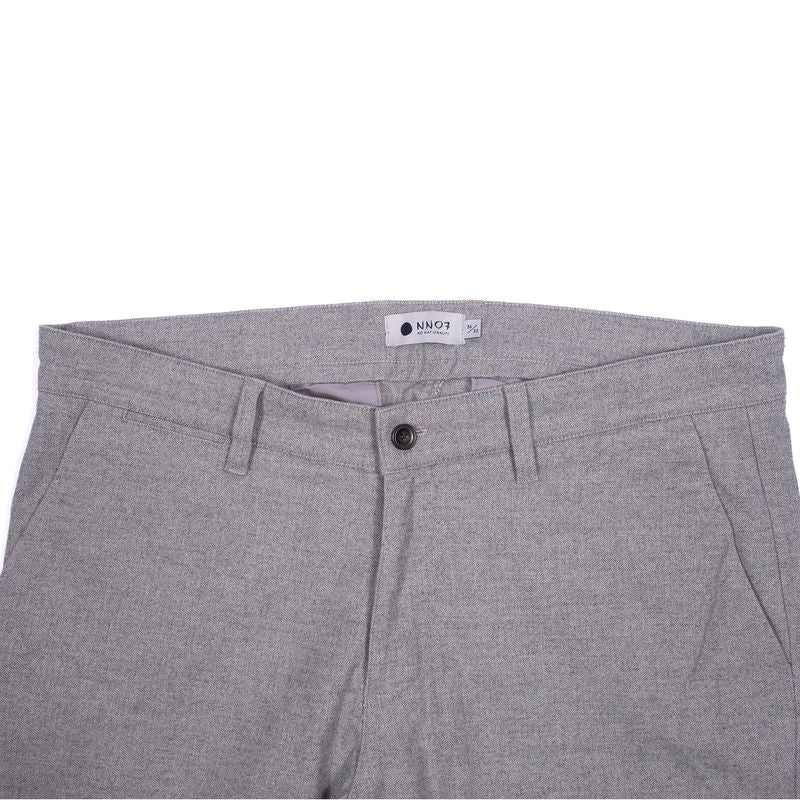 NN07 Grey Herringbone Trousers Sz 34/30