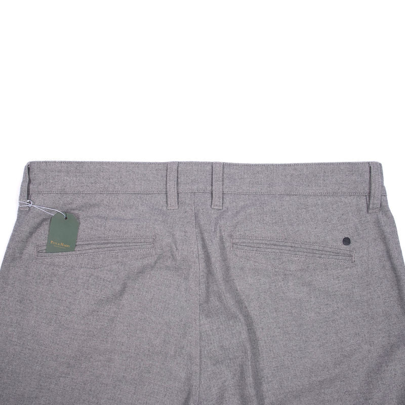 NN07 Grey Herringbone Trousers Sz 34/30