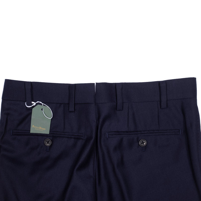 Lund & Lund Navy Wool Trousers  Sz 42