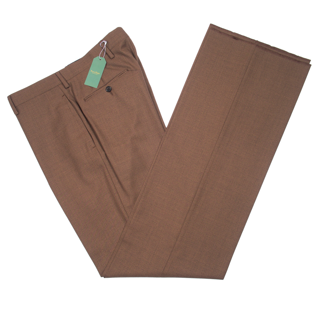 Est Retail Price 2 500 SEK - Eduardo de Simone Brown Holland & Sherry Trousers Sz 52
