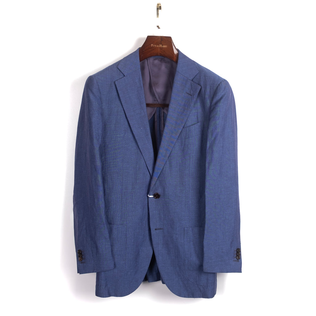 Navy Wool/Linen Sport Coat