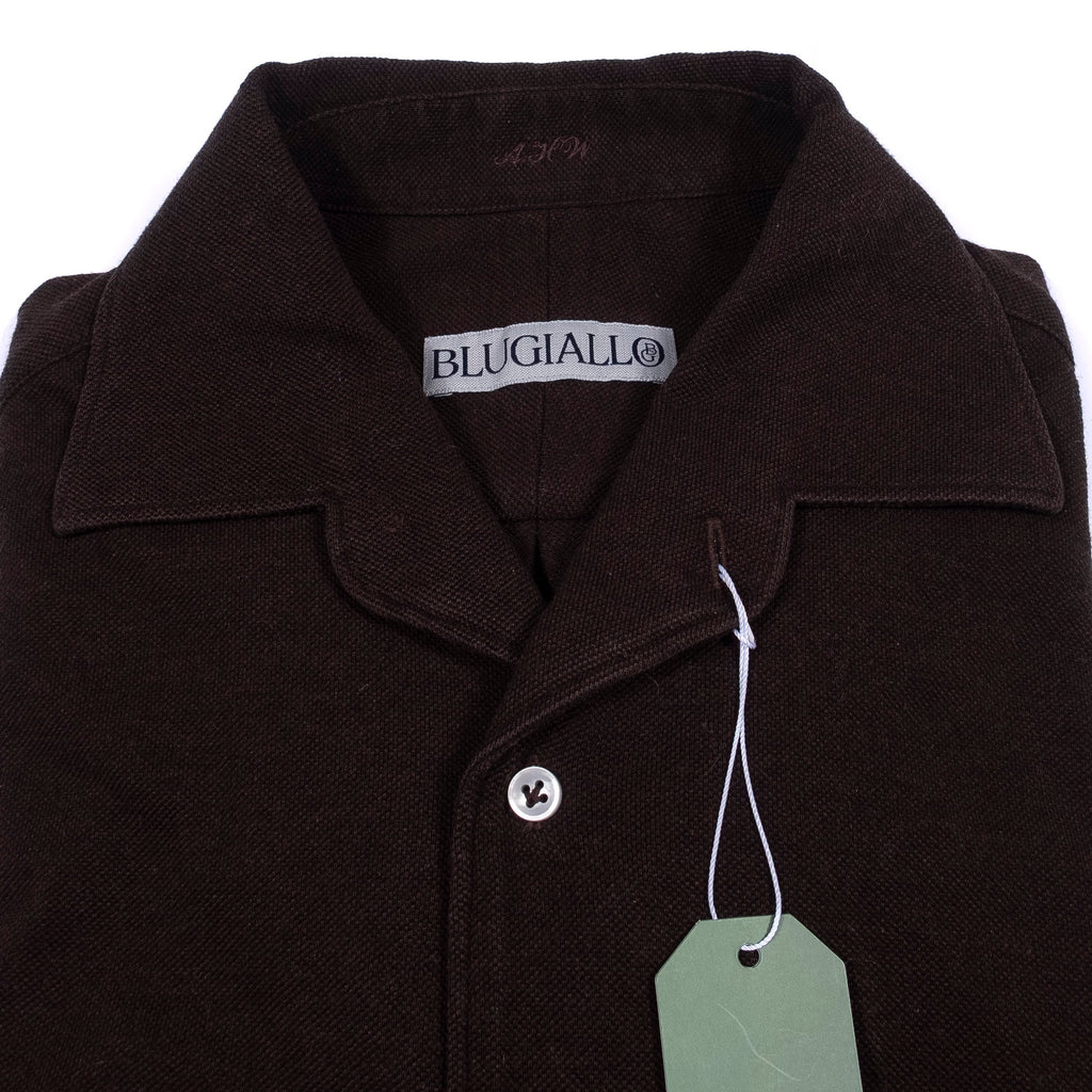 Brown Camp Collar Shirts Casual Shirt