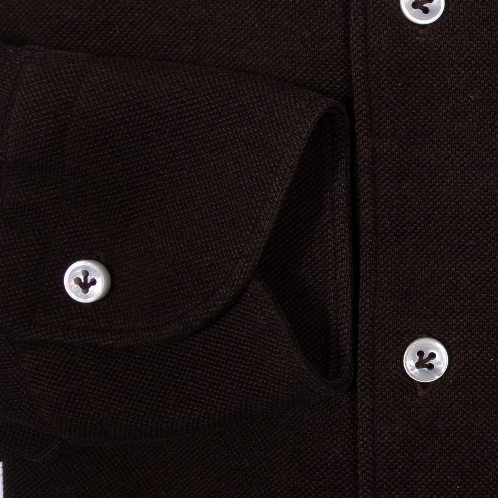 Brown Camp Collar Shirts Casual Shirt