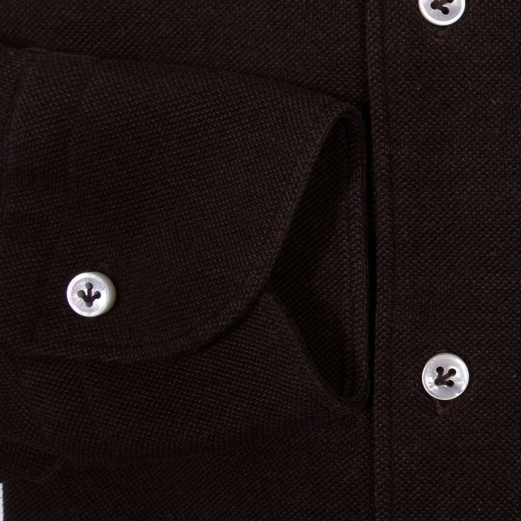 Brown Camp Collar Shirts Casual Shirt