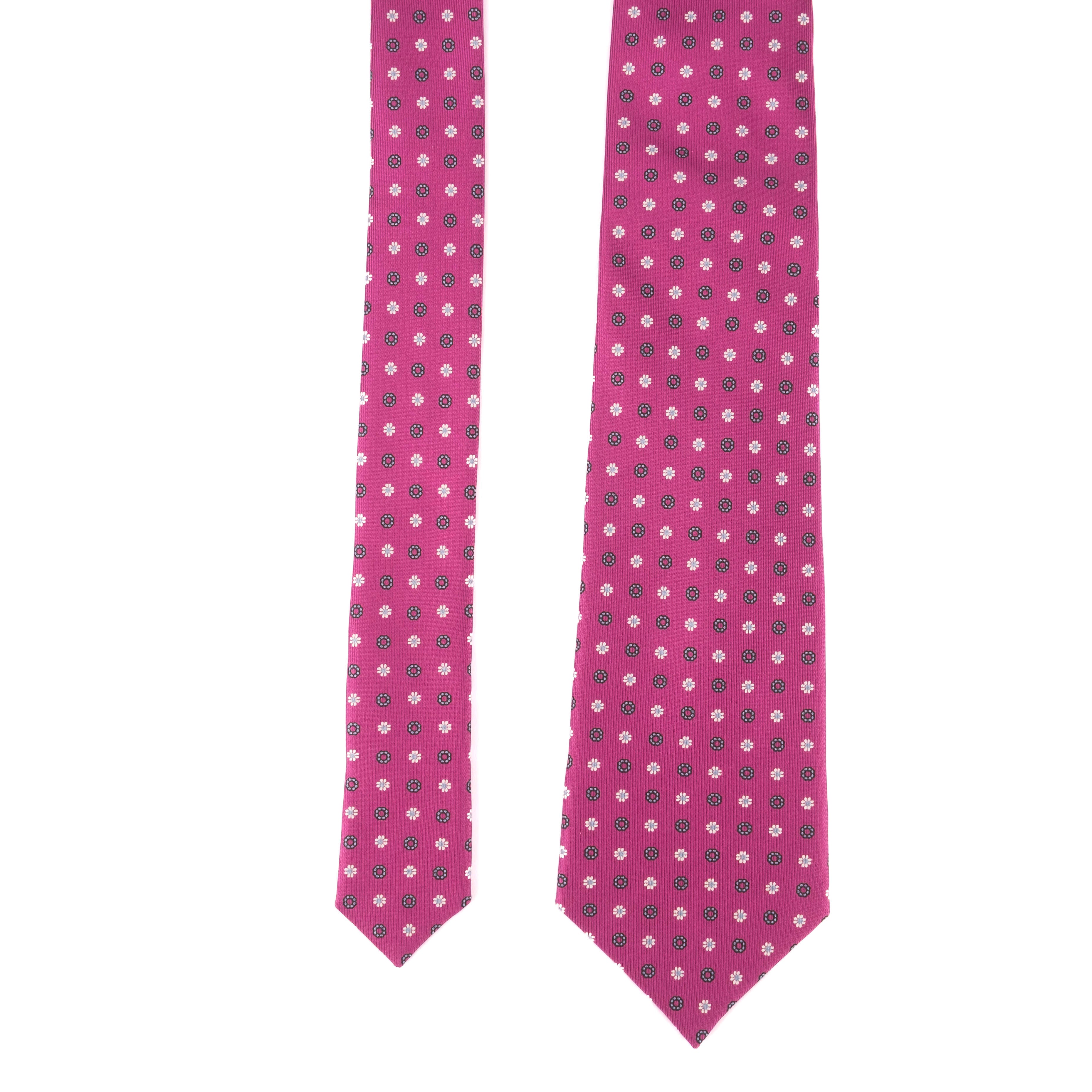 Pink Patterned Tie