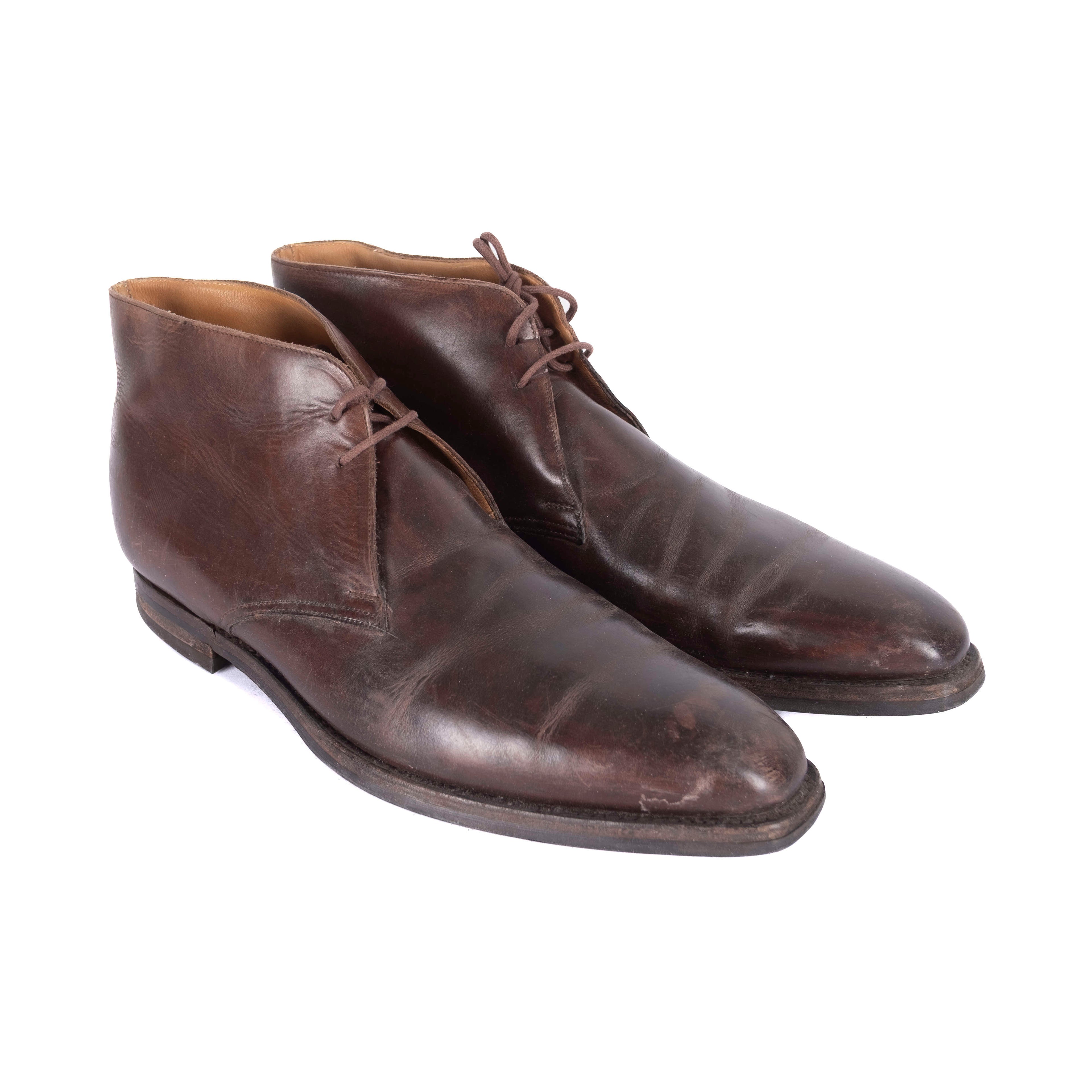 Brown Leather Chukka Boots Boot