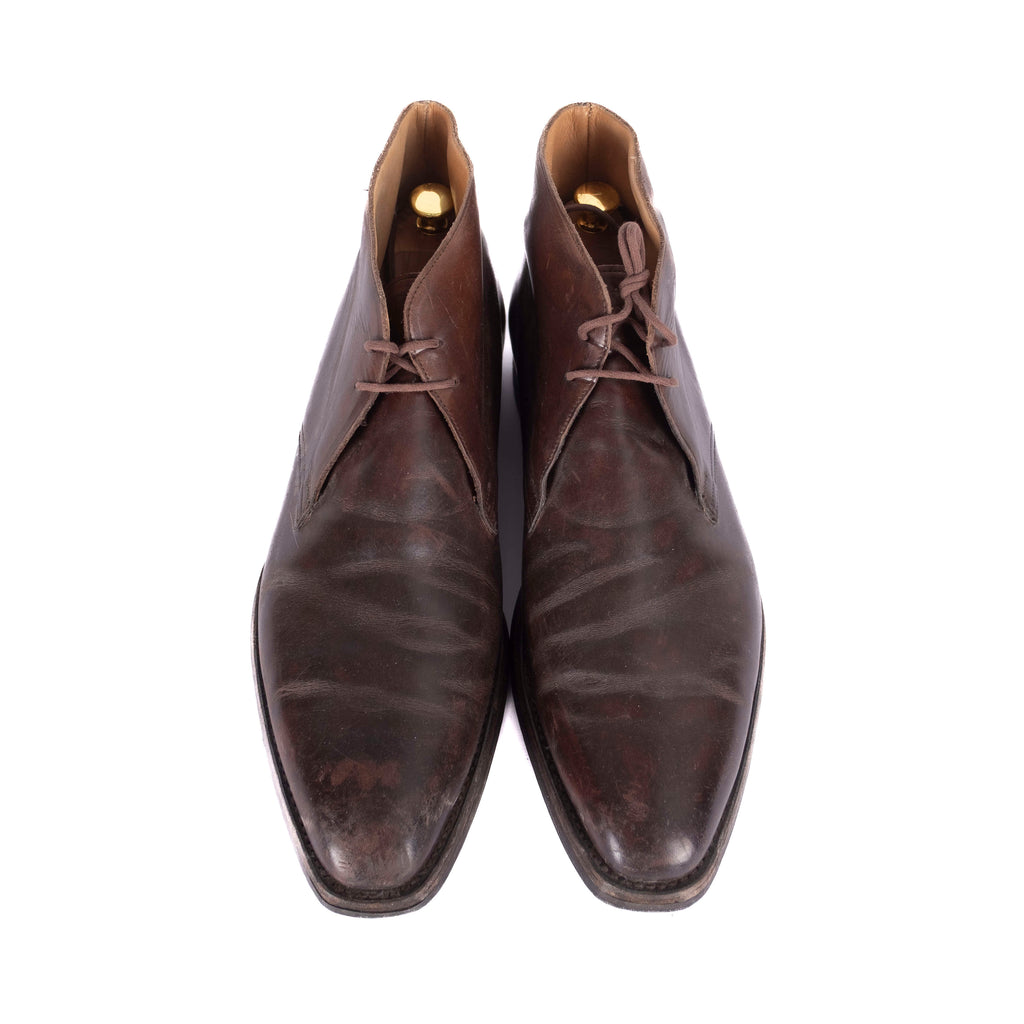 Brown Leather Chukka Boots Boot