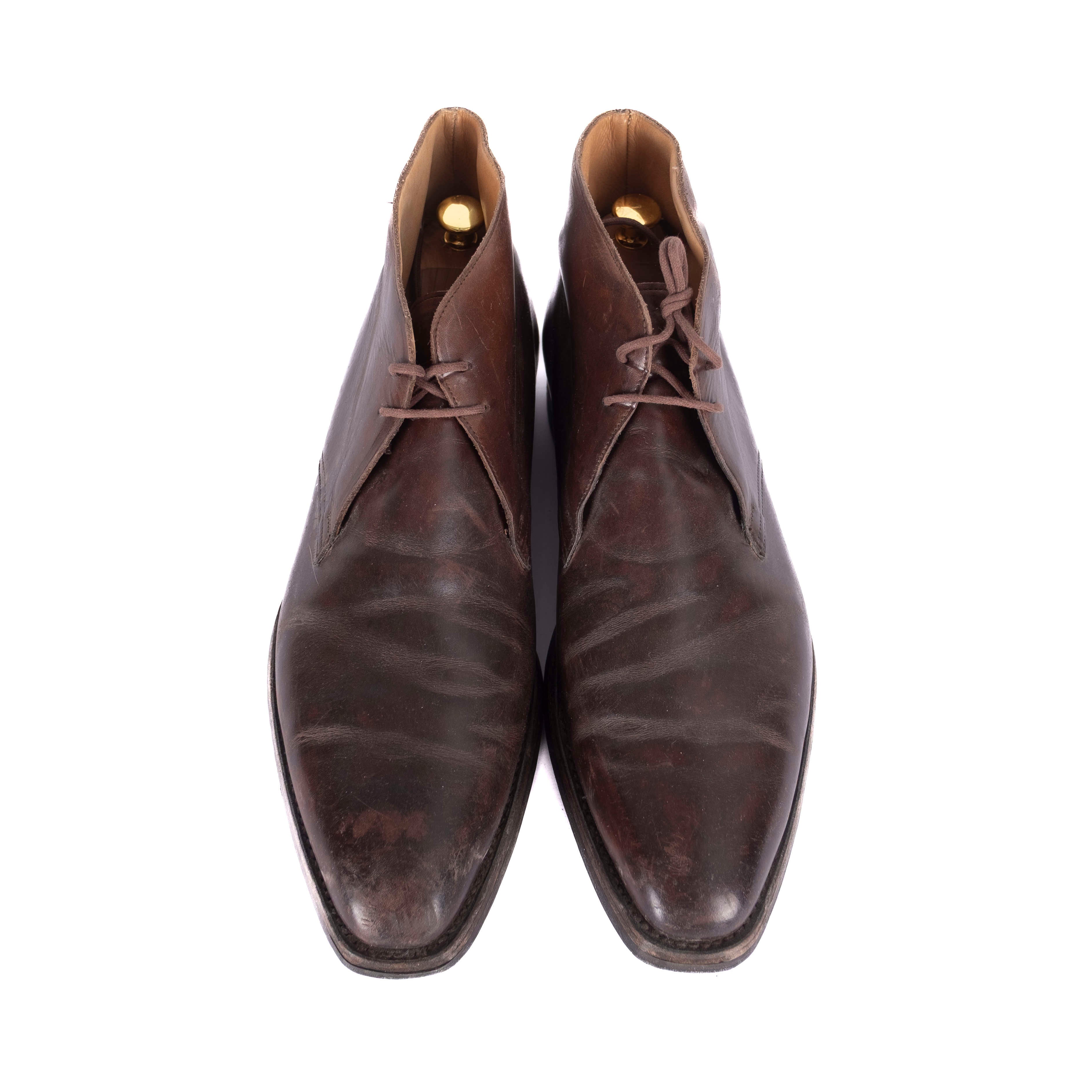 Brown Leather Chukka Boots Boot