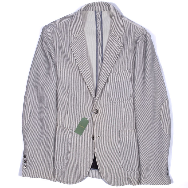 Brooks Brothers White and Navy Striped Sport Coat