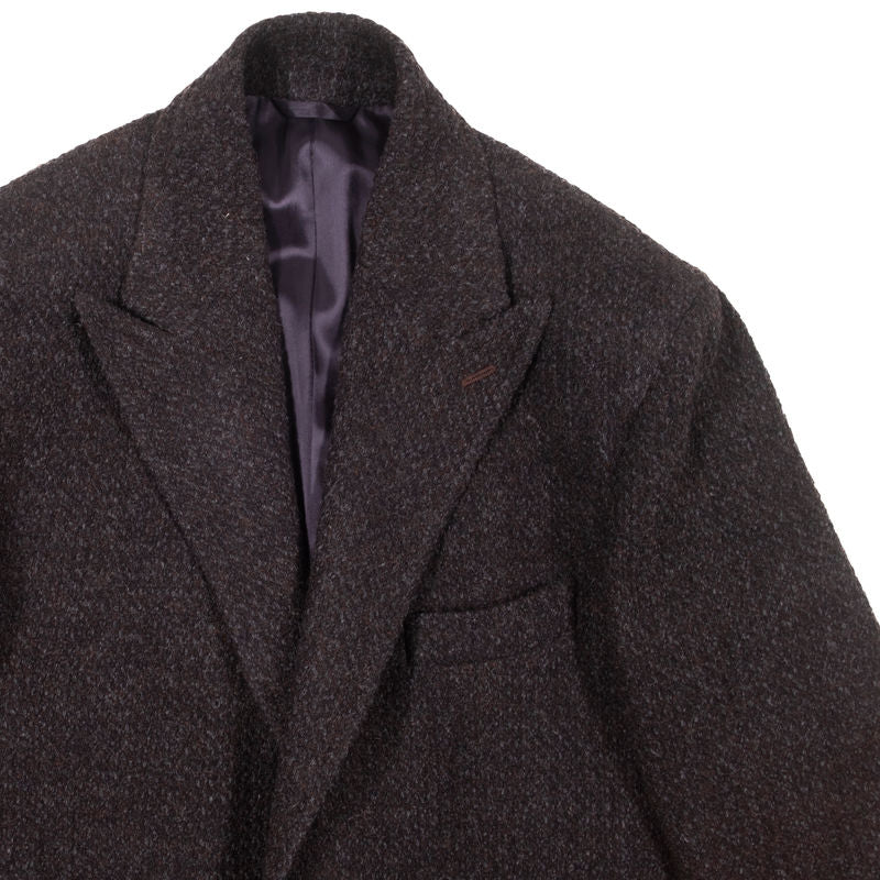 Neapolitan Hand Tailored Brown Tweed Coat