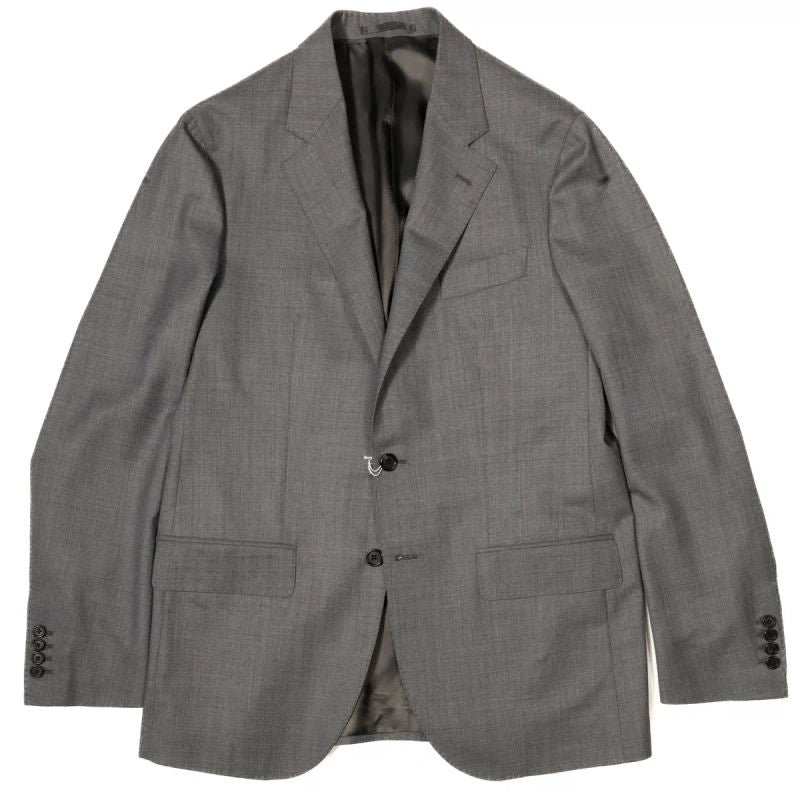 Neapolitan Hand Tailored Grey Business Suit Sz 48