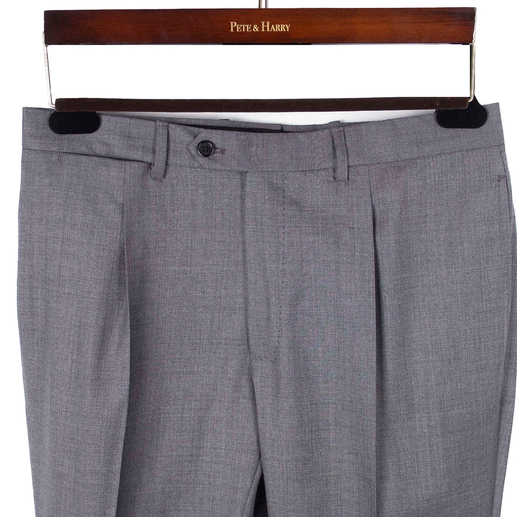 Neapolitan Hand Tailored Grey Business Suit Sz 48