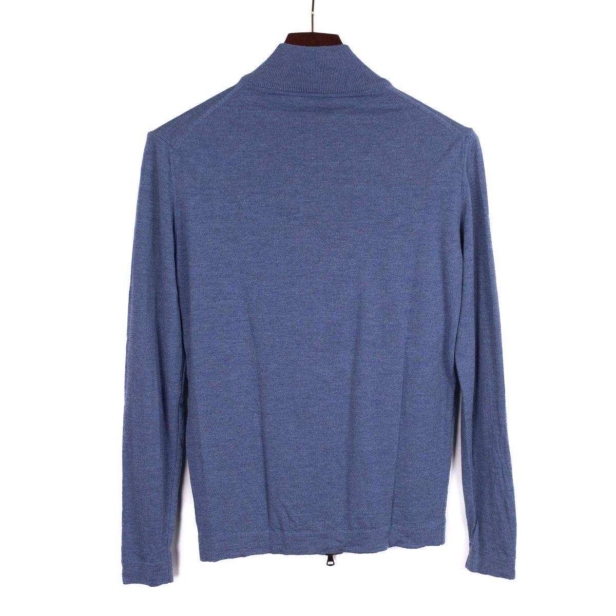 Blue Zip Cardigan