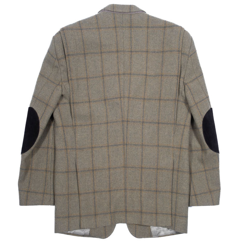 Green Windowpane Hunting Tweed Suit