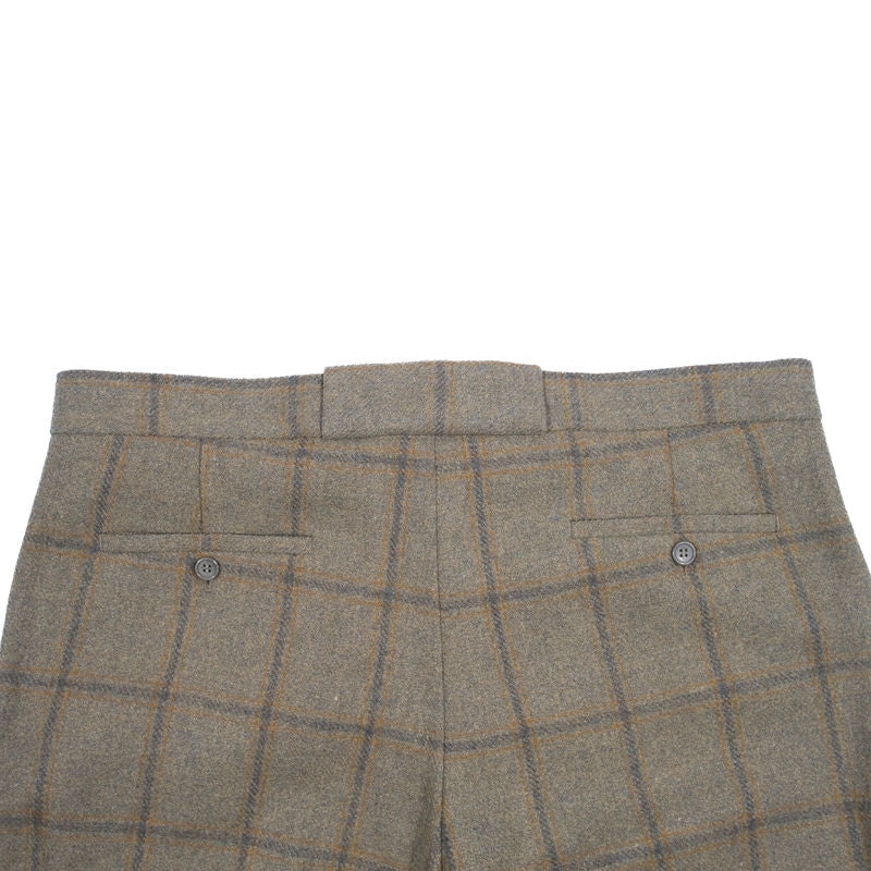 Green Windowpane Hunting Tweed Suit