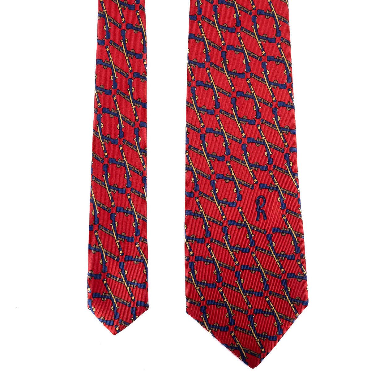 Red Patterned Tie