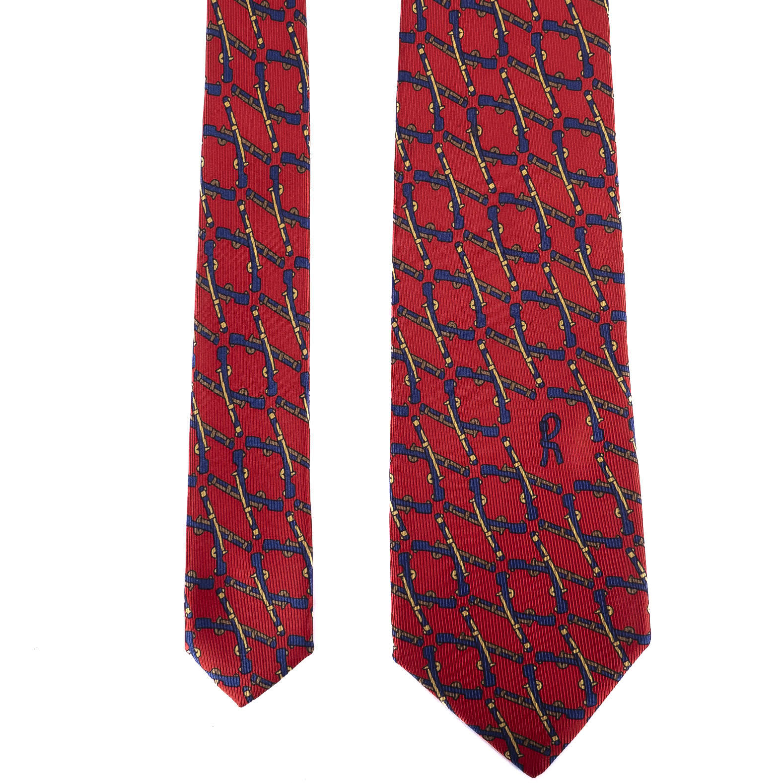 Red Patterned Tie